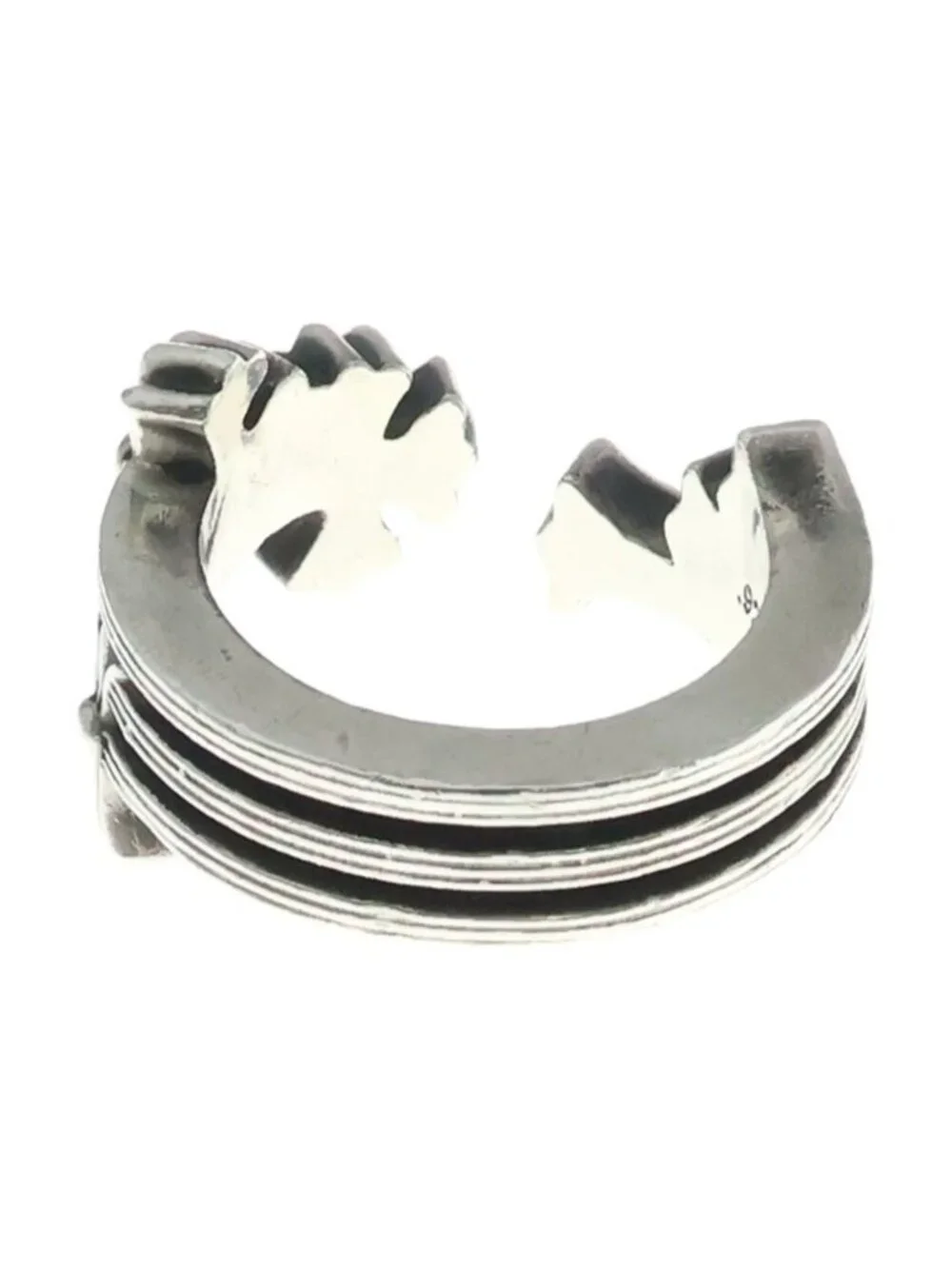 Chrome Hearts Cross Ring Silver